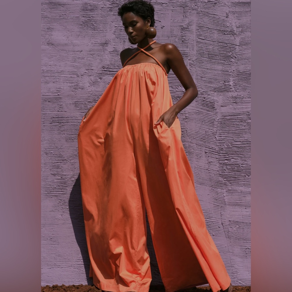 Andrea Iyamah Juma Wide-Leg Jumpsuit one-size